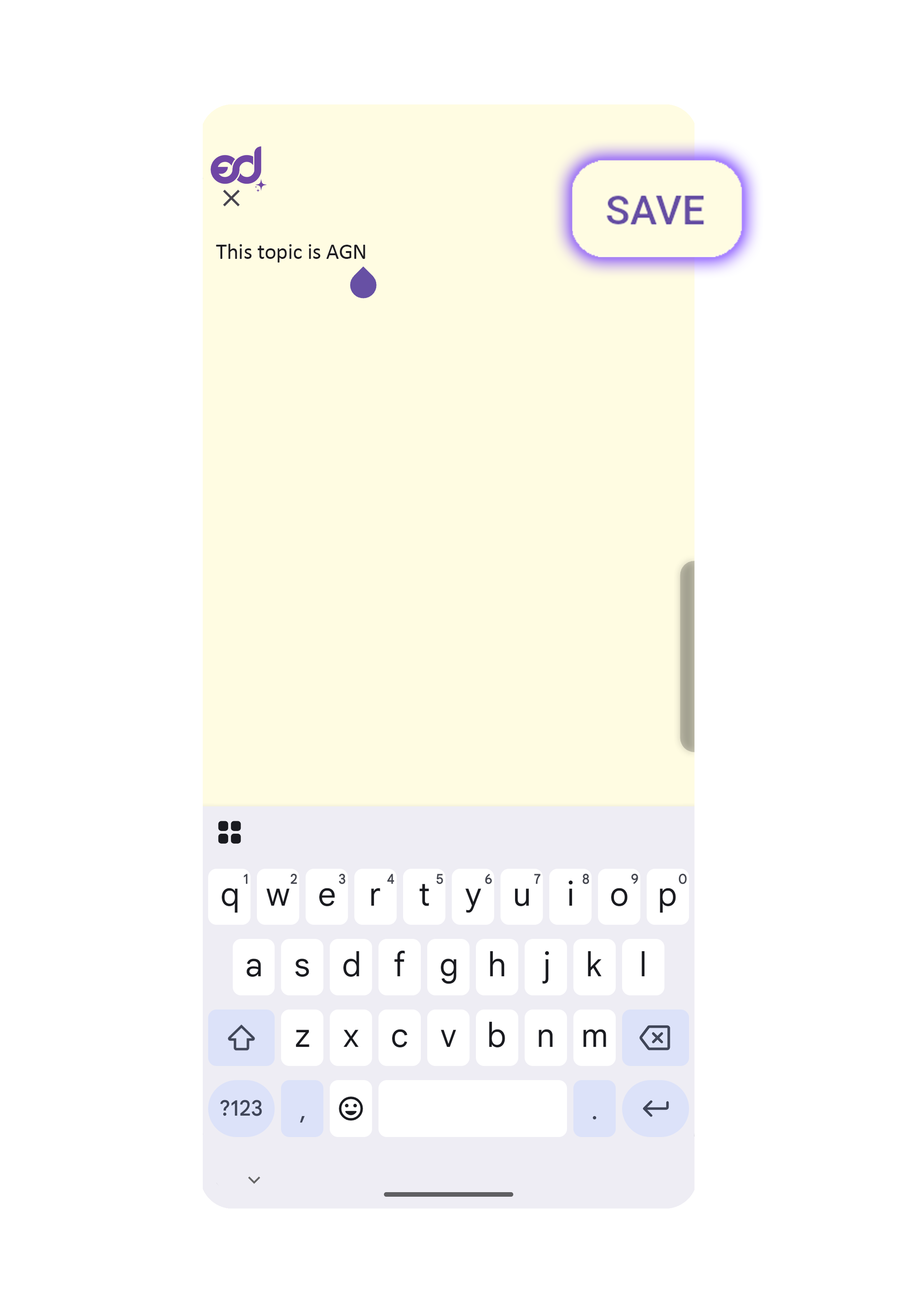 Sticky Note Re-edit Type